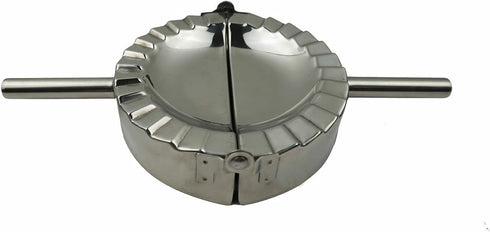 Stainless Steel Dumpling Maker, X-Large 5" Goya Empanada Press Mold, Ravioli Mould Crimper for Pie, Chinese Dumpling