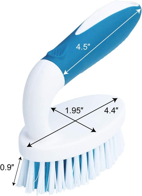 PHYEX 2-Pack Small Cleaning Brushes, Cleaning Carpet, Floor, Bathroom, Kitchenware by PHYEX