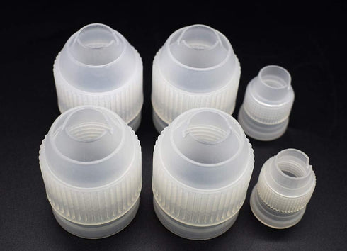 6 Pack Piping Nozzles Coupler, Cake Decorating Tools, 3 Size Couplers for Icing Nozzles