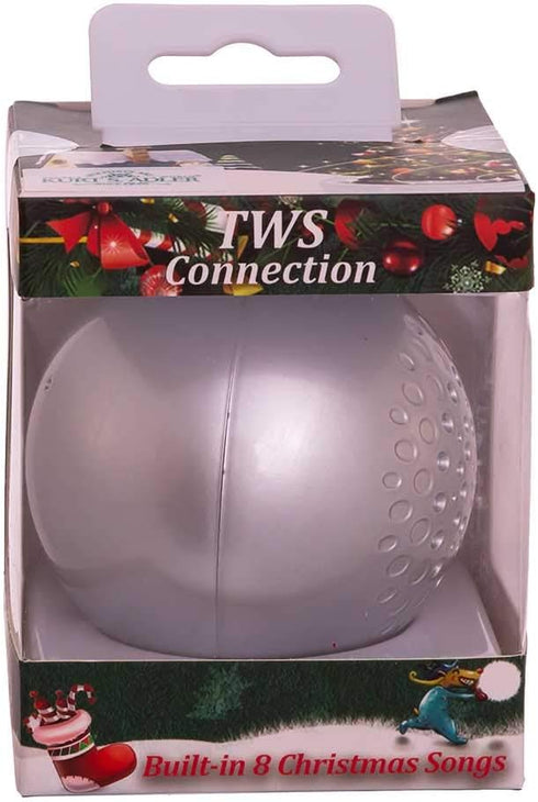 70MM Silver Bluetooth Musical Ornament Ball