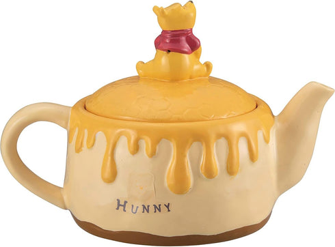 SAN3253 15.9 oz (450 ml) Sunart Disney Winnie the Pooh Tea Pot Honeycomb Cake fl Winnie the Pooh Goods, Disney
