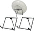 Black Metal Easels Tabletop Display Plate Stands, 4"H, Set of 3 Pieces