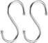 uxcell Stainless Steel S Hooks, 2" S Shaped Hook Hangers for Kitchen, Bathroom, Bedroom Storage (2pcs)