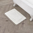Laura Ashley Ruffle Cotton Bath Rug, 17" x 24", White