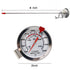 Candy Thermometer Deep Fryer Oil Thermometer (2 Pack with Clip & 8“ Probe - Best Cooking Thermometer for Cooking Tall pots,Candle Making, Candy Making,Deep Frying