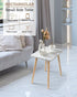 FORAOFUR Small End Table, Side Table Accent Table Living Room Bedroom Balcony Office, Modern Bedside Table Home Decor