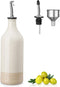 vancasso 20 Oz Ceramic Olive Oil Dispenser Bottle, Bottle Dispenser with Spout