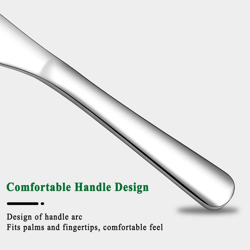 Set 6 HOMQUEN Stainless Steel Butter Knife, Butter Spreader, Butter Knives, Butter Spreader Knife for Kitchen