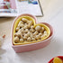 Sizikato Cute Heart Shaped Ceramic Bowl, Salad Bowl, Dessert Bowl, Snack Bowl