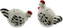 Set Ceramic Farmhouse Salt & Pepper Shaker (Chickens)