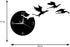 The Geeky Days Magic Flying Angry Fantasy Dragon Wall Clock, Abstract Gothic Fairytale Quartz Analog Decorative Watch