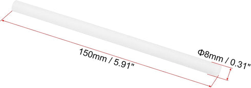 PATIKIL Humidifier Cotton Filter Sticks, 10 Pcs Refill Sticks Filter Wicks Replacement for USB Mini Humidifiers Portable Diffuser (5.91'' x 0.31''), White