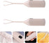 2pcs Electric Hand Held Egg Mixer, Mini Blenders, Hand Crank, White Plastic, Cake Frother