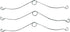 s99140208 Grille Springs Clips for Broan Nutone Grille Springs, Fit for ReVent RVL80, Compatible with Multiple Bath Fan