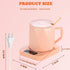 suntchen (4" 5") Coffee Mug Cup Warmer Coaster for Coffee Tea Cocoa Milk Food Fruits Candle, Aluminum Metal Panel, Safe