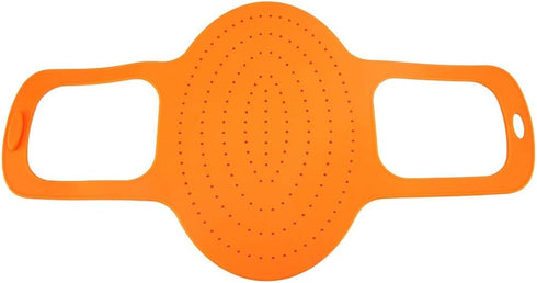 Silicone Turkey Lifter for Roasting Pan, Orange for Turkey and Chicken Barbecue