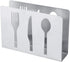 Fdit Stainless Steel Napkin Holder, Decorative Paper Cocktail Rack for Kitchen Countertops, Dinner Tables Organizer