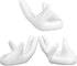Eshylala 3 Pack Air Plants Holders Ceramic Mini Hand Shape Stand Tillandsia Holder