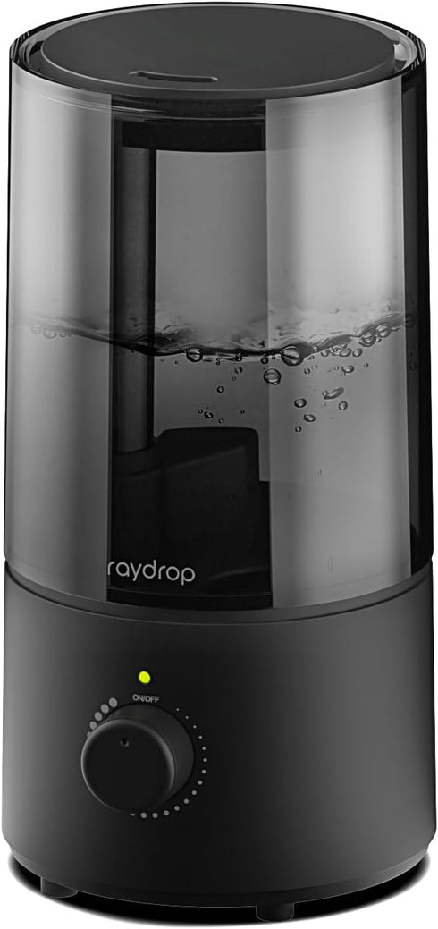 raydrop Cool Mist Humidifiers for Bedroom, 1.0L Quiet Ultrasonic, Space-Saving, Filterless, Auto Shut Off (0.26 Gallon,
