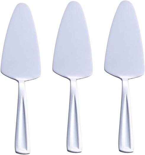 GoGeiLi Pie Cake Server Set of 3, 9.3-inch Stainless Steel Pizza Pastry Server, Dishwasher Safe