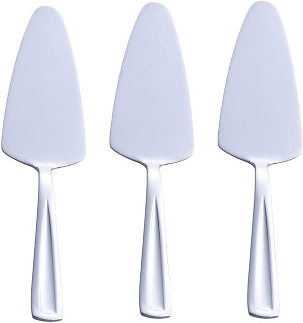 GoGeiLi Pie Cake Server Set of 3, 9.3-inch Stainless Steel Pizza Pastry Server, Dishwasher Safe