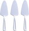 GoGeiLi Pie Cake Server Set of 3, 9.3-inch Stainless Steel Pizza Pastry Server, Dishwasher Safe