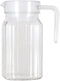 600ML Acrylic Pitcher - Transparent Juice Bottle with Lid and Handle for Cold Water, Juice, Tea, Milk, Sangria