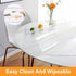 VeeCano 16 Inch 2Pcs Round Clear Plastic Table Protector Cover PVC Vinyl Desk Pad Mat Waterproof Non-Slip Easy Clean