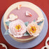 SK 5-Piece Peony Fondant Cutters Set, Sugarcraft Modeling Tools Kit for Cake Decoration (Black)