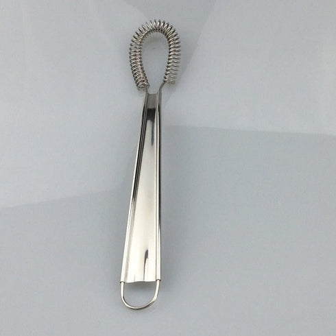 1Pc Mini Spring Coil Silver Egg Beater, Stainless Steel Handheld Whisk, Kitchen Egg Tools, Cooking Utensils