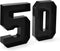 Cardboard Number for Charcuterie 50 Set, Fillable Tray 10.2'' Black Charcuterie Paper Box for Party Decorations