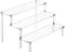 Large Clear Acrylic Display Risers, 3 Tier Perfume Stand Organizer for Food, Tabletop Use, Amiibo Funko POP Figures