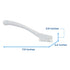 44015 8 Inch, Vikan - Detail Brush, Multifunctional, Slip-Resistant Cleaning Tool, Extra Stiff Polypropylene