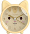 3" Cartoon Animal Alarm Clock, Silicon Analog Silent Non-Ticking Backlight Desk Clock