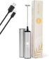 Clevr Blends Handheld Milk Frother - USB Rechargeable Mixer for Coffee, Tea, Latte, and Hot Chocolate Drink Prep