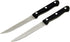 Chef Craft Select Steak Knife Set, 2 Piece Set, 4.5 Inch Blade, Stainless Steel/Black
