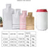 NATX 100Pcs Package Packaging 2.95.1in (7.513cm)) Bottle Shape Open Top Aluminum Foil Pouch Bag with Tear Notch