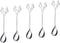 10 Pieces Stainless Steel Mini Coffee Espresso Spoons, Elk Shaped Flatware, 5.5 Inch Dessert Teaspoons