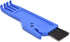 ABS Dust Brush for Vacuum Cleaner, Fits Handheld and Sweeping Robot (Blue)