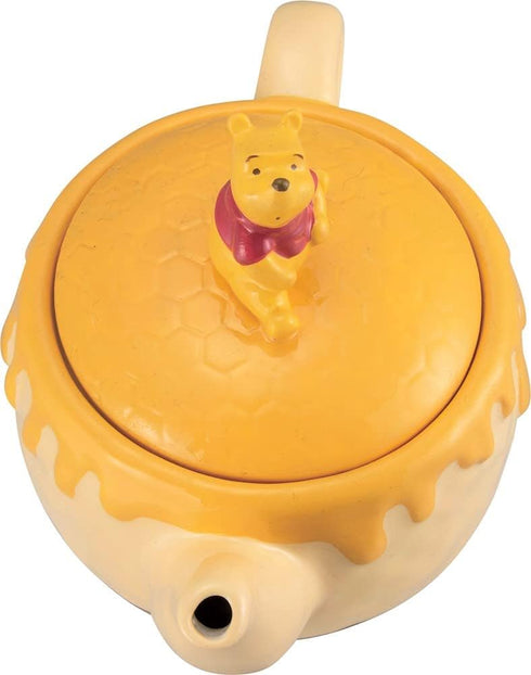 SAN3253 15.9 oz (450 ml) Sunart Disney Winnie the Pooh Tea Pot Honeycomb Cake fl Winnie the Pooh Goods, Disney