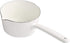CALIDAKA 1.2L Enamel Milk Pan, Mini Butter Warmer with Pour Spout, Nonstick Enamel Saucepan for Induction Stoves