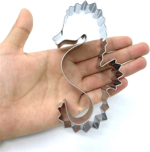 LILIAO Seahorse Cookie Cutter - 2.5 x 4.4 inches - Made of Stainless Steel