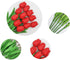 Artificial Tulips, 10Pcs Real Touch Fake Tulips, Red PU Flower Arrangement Bouquets for Home Decoration
