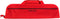 Ergo Chef 5 Pocket Bi-Fold Chef Knife Case Roll Bag, Lightweight Durable Nylon/Polyester Blend, Red