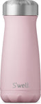 S'well Stainless Steel Traveler, 16oz, Pink Topaz, Triple Layered Vacuum Insulated Container Keeps Drinks Cold for 24
