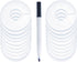 20 Pack Clothing Rack Size Dividers, Round Hangers Label Closet Dividers with Marker Pen for Organization (White)