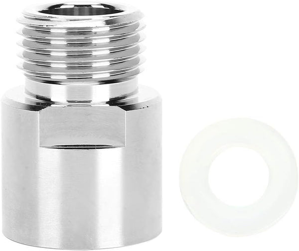 TOPINCN CO2 Cylinder Adapter, Female Thread TR21-4 to Male Thread CGA320 for Soda