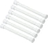 KXLIFE 6 PCS Small Spring Tension Curtain Rod 7.5-11.5 Inch, Adjustable No Drilling for Window