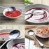 HAPPY KIT 12 Pcs Premium Stainless Steel Soup Spoons Set, Heavy-Weight Durable Round Flatware
