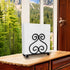 Blue Donuts Scroll Collection Napkin Holder, Farmhouse Napkin Holders for Kitchen and Dining Table